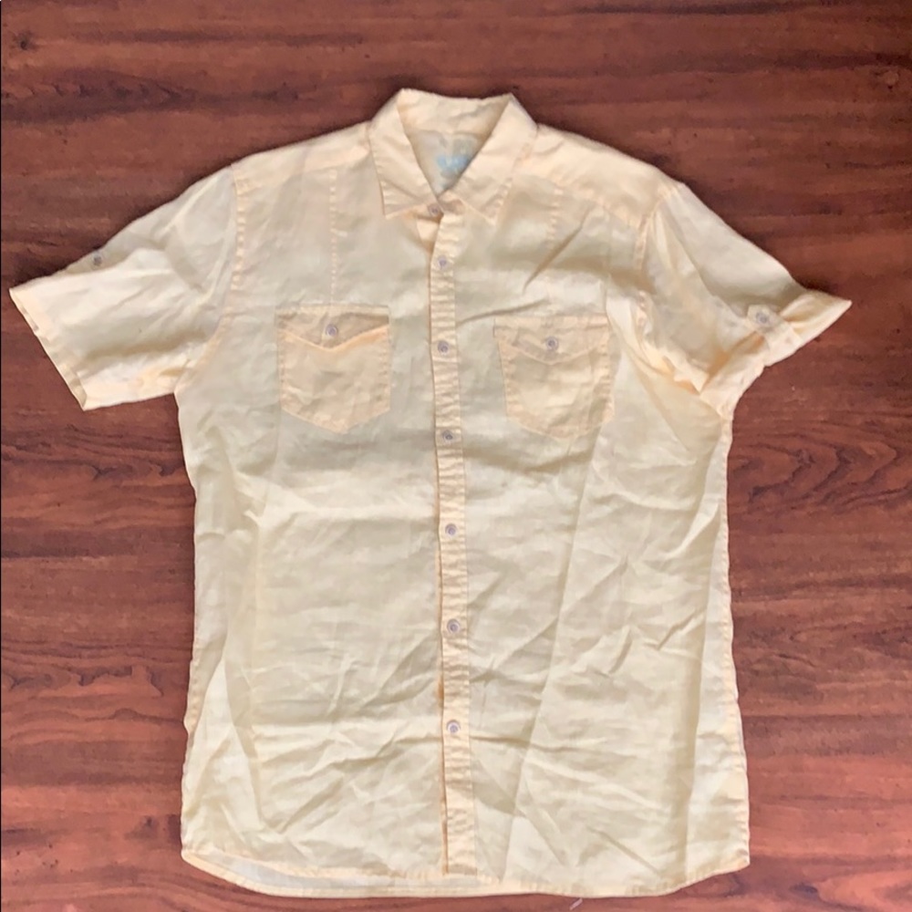 Islander linen short sleeved  button up